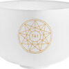 MEINL SONIC ENERGY SOLFEGGIO CRYSTAL SINGING BOWL 10" F#4/Sol/741 Hz