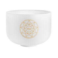 MEINL Sonic Energy Solfeggio Crystal Singing Bowl 10" - G#4/La/852 Hz