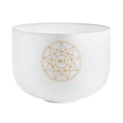 MEINL Sonic Energy Solfeggio Crystal Singing Bowl 10" - B4/963 Hz