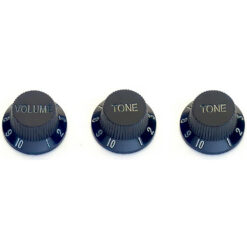 STAGG SP-KNST-BK KNOB SET, 3 PCS, BLACK