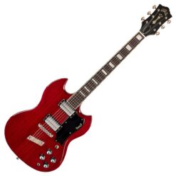 GUILD POLARA DELUXE ELECTRIC GUITAR, CHERRY RED