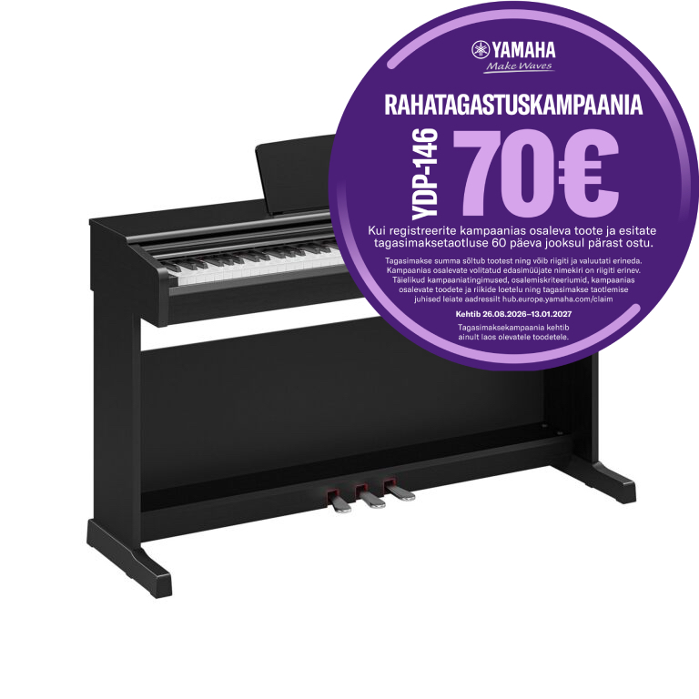 YAMAHA ARIUS YDP-146 DIGITAL PIANO BLACK
