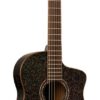 ORTEGA 4/4 CLASSICAL NYLON STRING GUITAR - BLACK RAINBOW SPARKLE