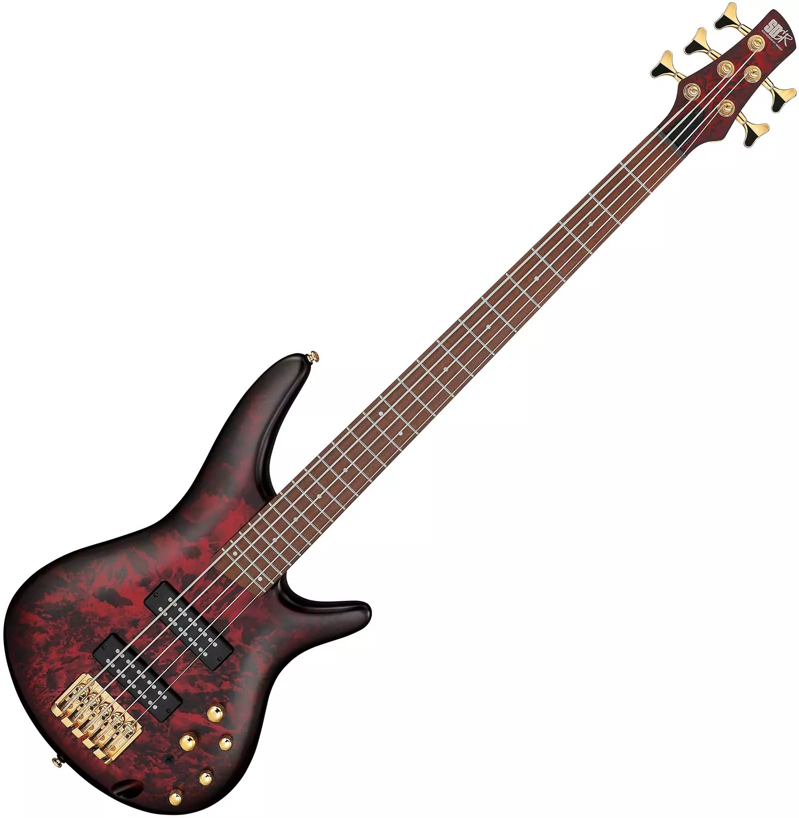 IBANEZ SR305EDX 5-KEELNE BASSKITARR, WINE RED FROZEN MATTE